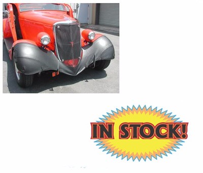 Wardlow Kustom BRA33F - 1933-34 Ford Black Fender Bra
