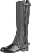 Lederchaps Reitletten Chapsletten Leder dehnbar elastischer Steg Alle Größen usg