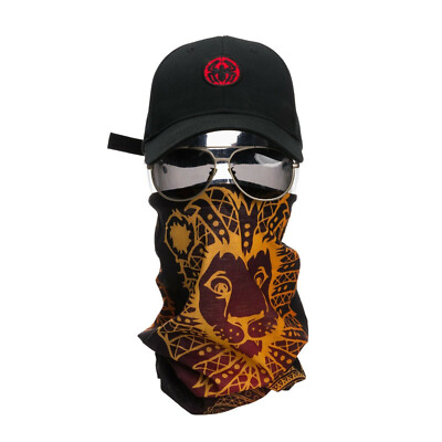 Headwear Face Wrap Tube Seamless Bandana Headband Mask Scarf  Lion - A5579