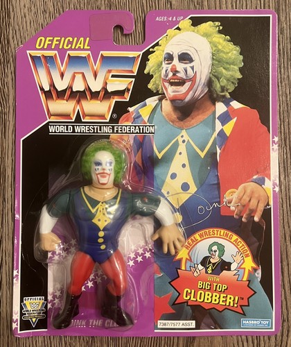 WWF/WWE 1993 Hasbro Doink The Clown Action Figure ...