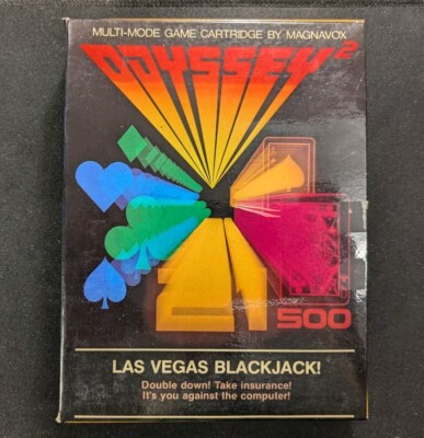 Las Vegas Blackjack! (Magnavox Odyssey 2, 1980) Complete | Tested