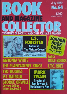 BUCH UND ZEITSCHRIFTENSAMMLER Nr. 64. Juli 1989 George Orwell / Mark Twain Sehr guter Zustand