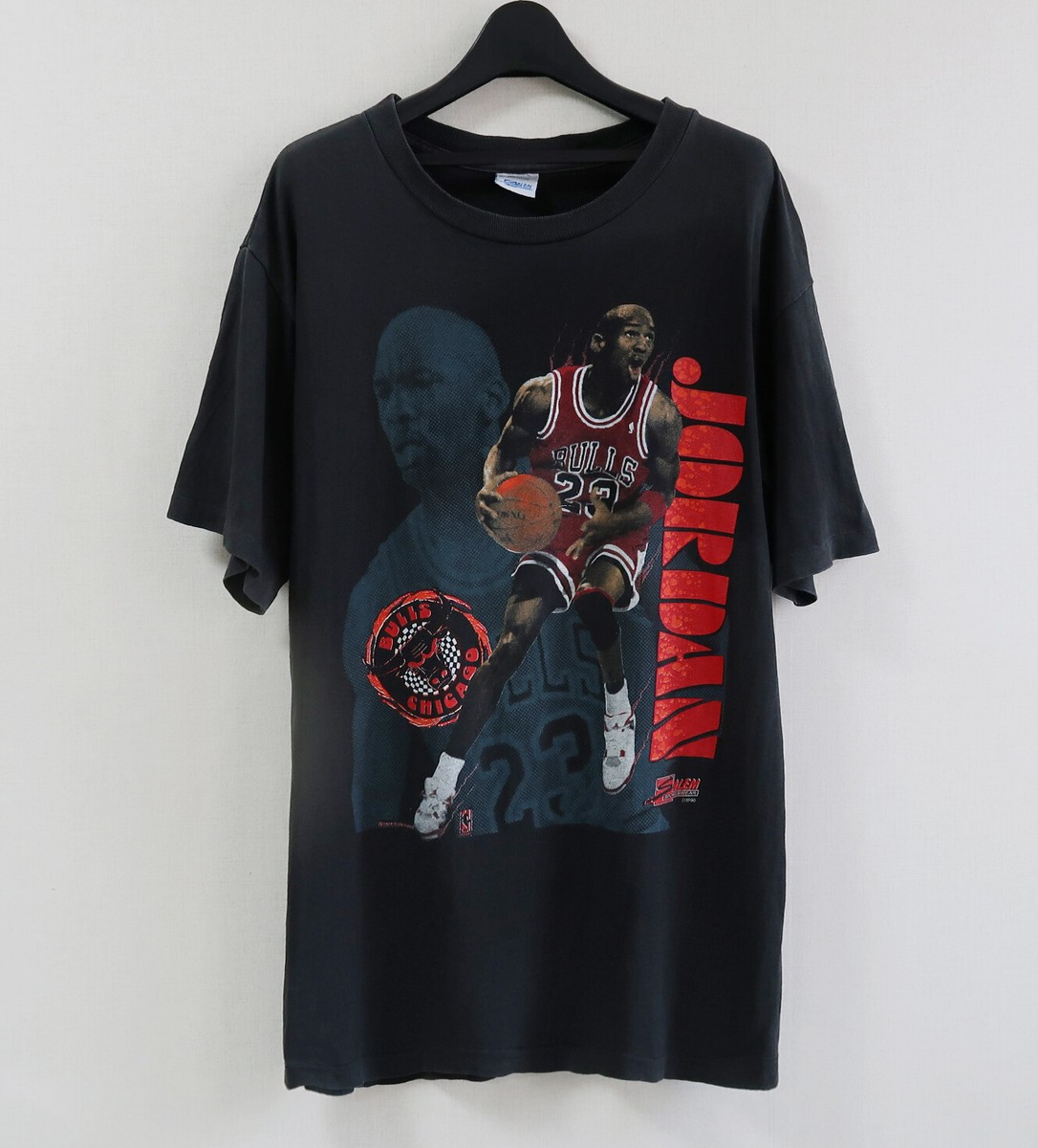 ファングッズ SALEM bulls vintage Michael Jordan y2k Vintage Chicago Bulls Michael Jordan Salem Shirt Size Youth Large