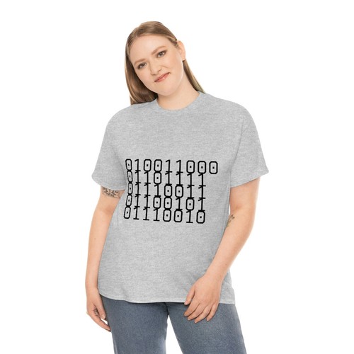 Unisex Heavy Cotton Tee Binary for LOSER and Loser on back of shirt - Bild 23 von 145