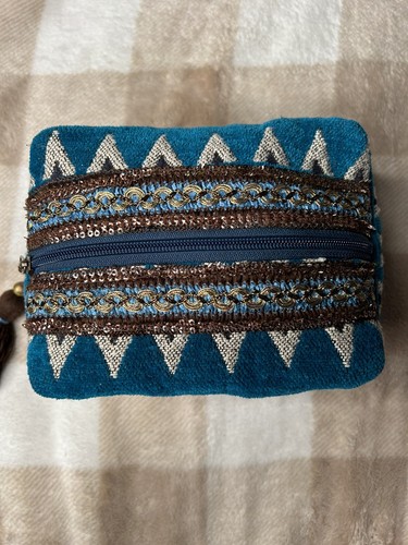 Lovestitch Made In India Cosmetic Pouch Bag Travel Overnight Makeup Jewelry Hair - Picture 2 of 7