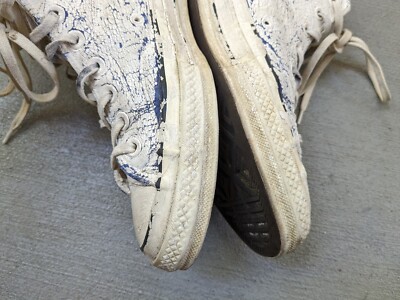 Converse Maison Margiela Men 8 White Blue Leather Highs