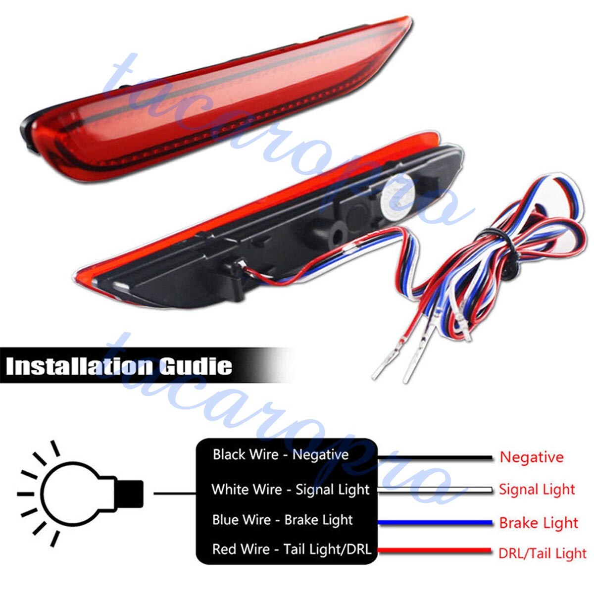 Luces De Freno LED Reflectoras LED Con Señal De Giro