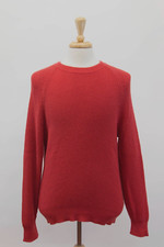 NWT 1145 Brunello Cucinelli Men Chunky Ribbed Knit Crewneck Sweater 50/40US A238