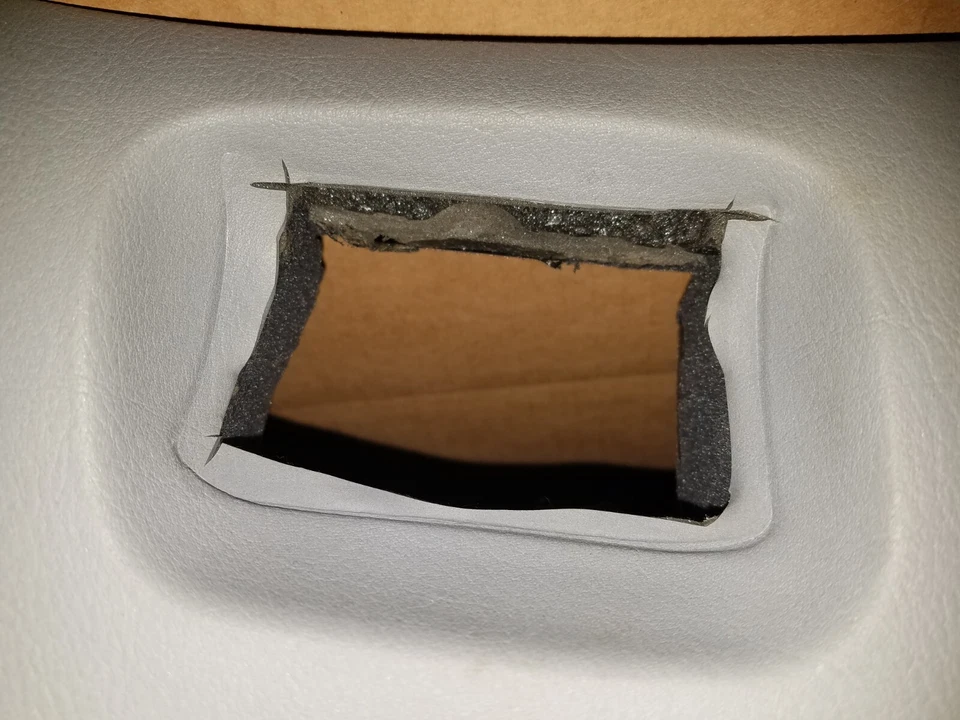 BMW 740i 740iL 750iL 1995 a 2001 vinilo gris guantera almacenamiento Foto 3 de 4