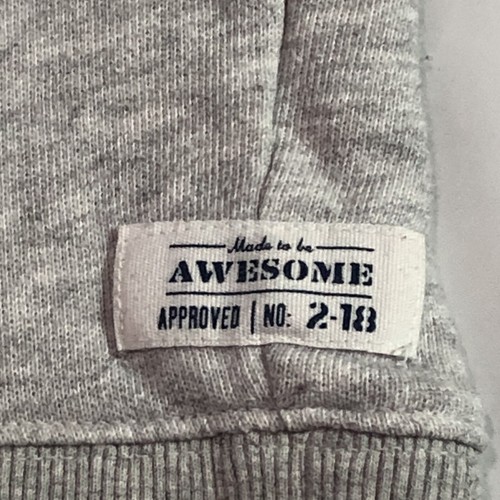 Carter's Hoodie Sweater Boys 5T Graphic Print "Seriously Handsome" Coastal Gray - Picture 5 of 12