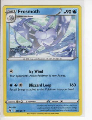 pokemon fusion strike chase cards Top 10 Of Pokmon TCG: Sword & Shield Part 1 FROSMOTH FUSION STRIKE SET POKEMON