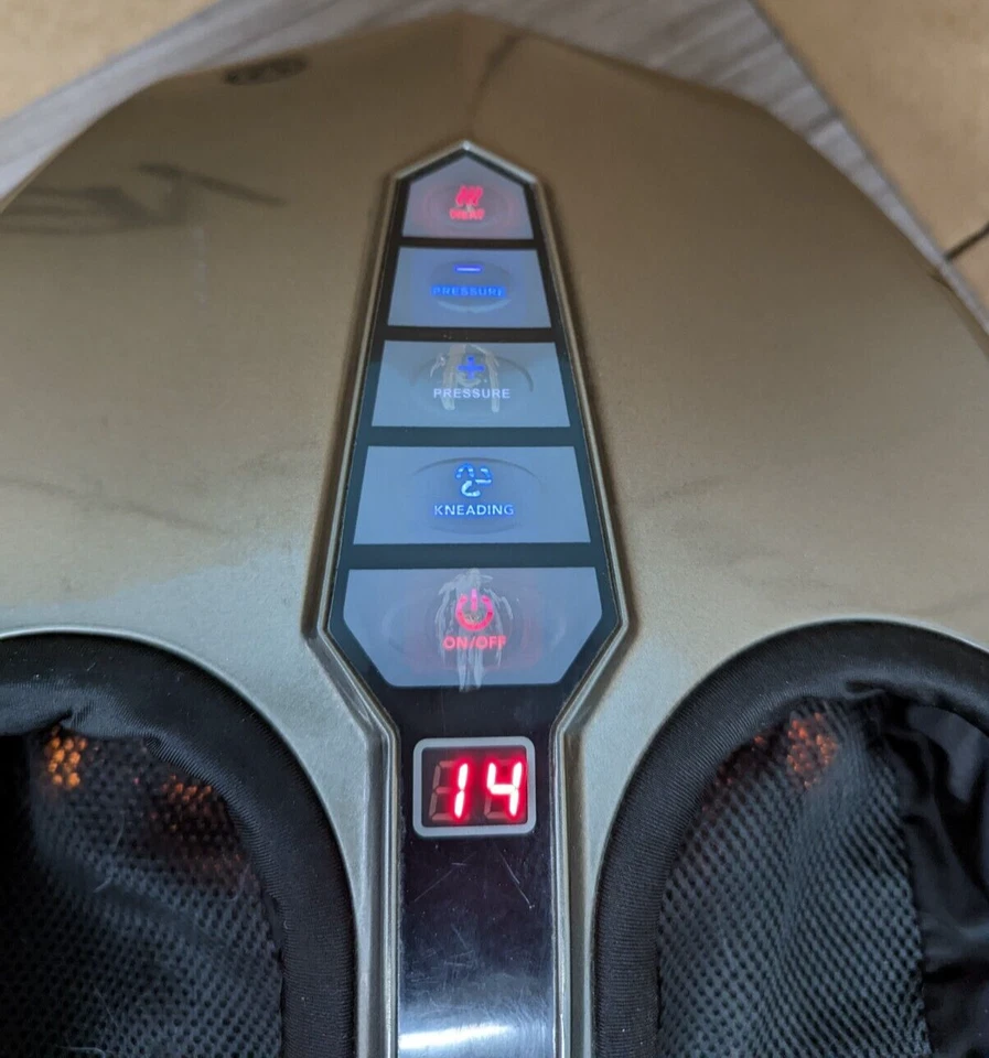 Masajeador de Pies Miko Shiatsu con Amasado Profundo y Calor a Car. Gris sin mando a distancia Foto 2 de 4