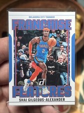 2023-24 Panini Donruss Basketball Franchise Features Shai Gilgeous-Alexander OKC