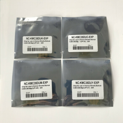 Drum Chip for Konica Minolta Bizhub C35 /C25 Series  IUP14K IUP14C IUP14M IUP14Y