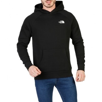 Felpa The North Face Nera Logo Rosso Grande 18 Originale Italia 18 Prima L Ebay