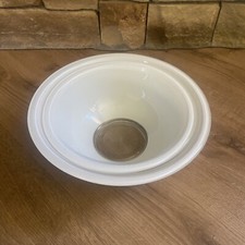 Pyrex White Clear Bottom Set of 2 Mixing Nesting Bowls 325 2.5L & 323 1.5L USA