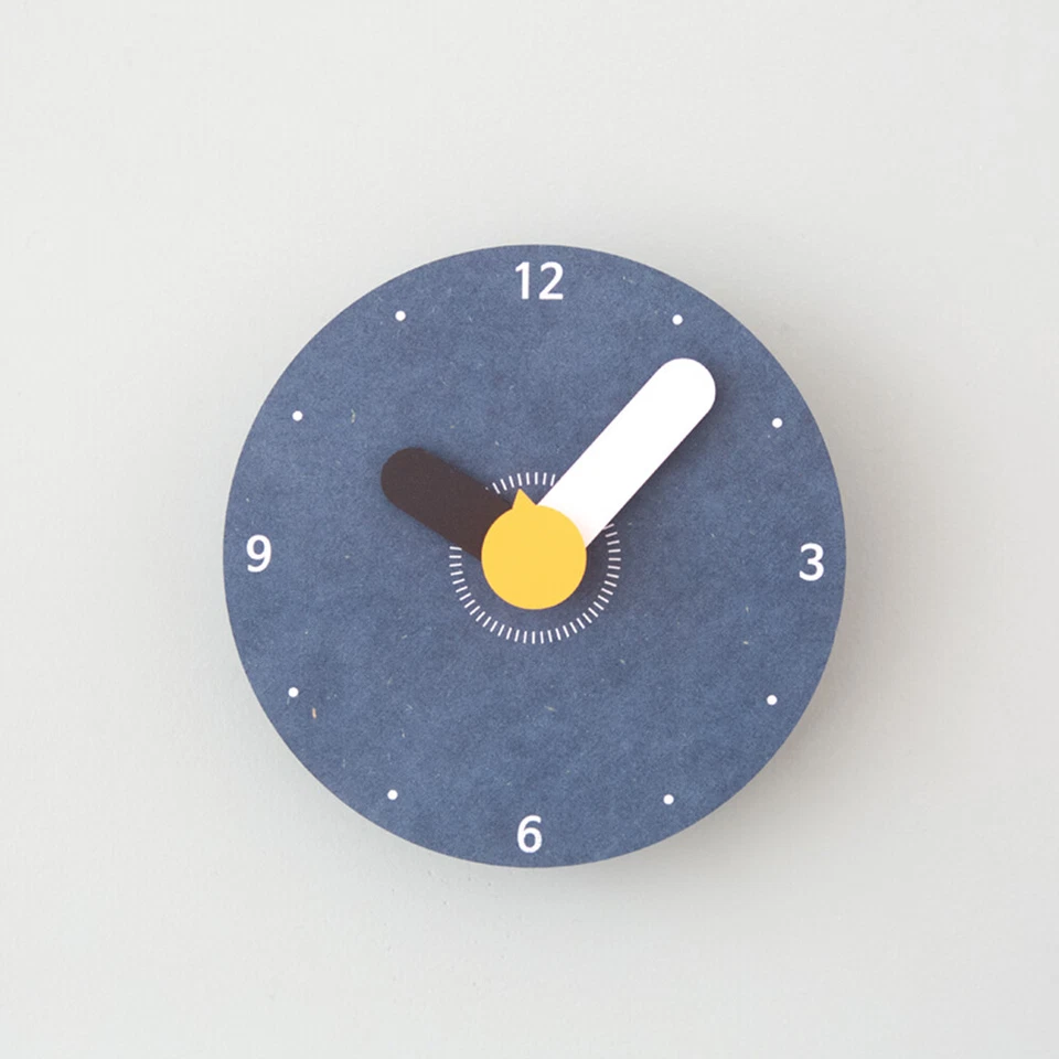Modern Retro Wooden 'Mini' Wall Clock, Silent Quartz Mechanism - Image 2 of 4