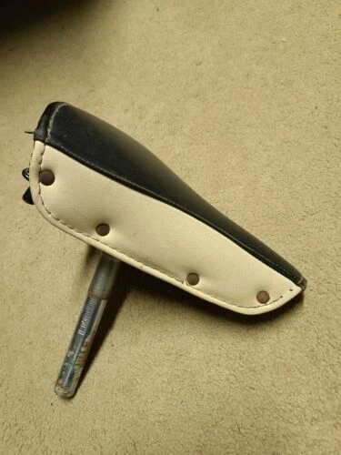 Cuero blanco Schwinn sillines de bicicleta y asientos