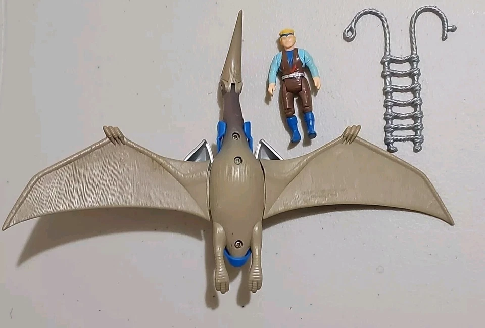 Figura de colección 1987 Dino Riders QUETZALCOATLUS con Youngstar y accesorios  Foto 4 de 4