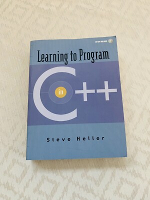 Learning to Program in C++ by Steve Heller (2001 CD-ROM And  Paperback)