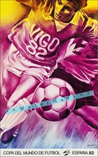 Spain Football 1982 Copa Del Mundo Soccer World Cup Vintage Poster Print Art