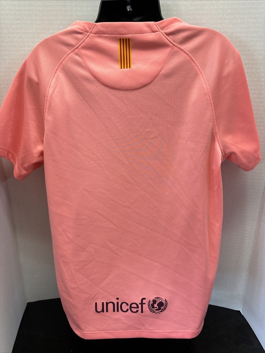 Nike Dri-Fit FCB Barcelona Rakuten UNICEF 2018 Soccer Jersey