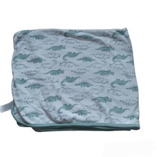 Just One You Green White Dinosaur Baby Blanket Blankie