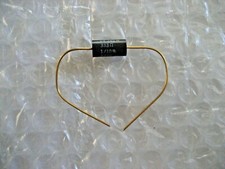 1 x NOS 333 Ohms Cinema Eng 1/6 Watt Noninductive Wirewound Resistor Gold Leads