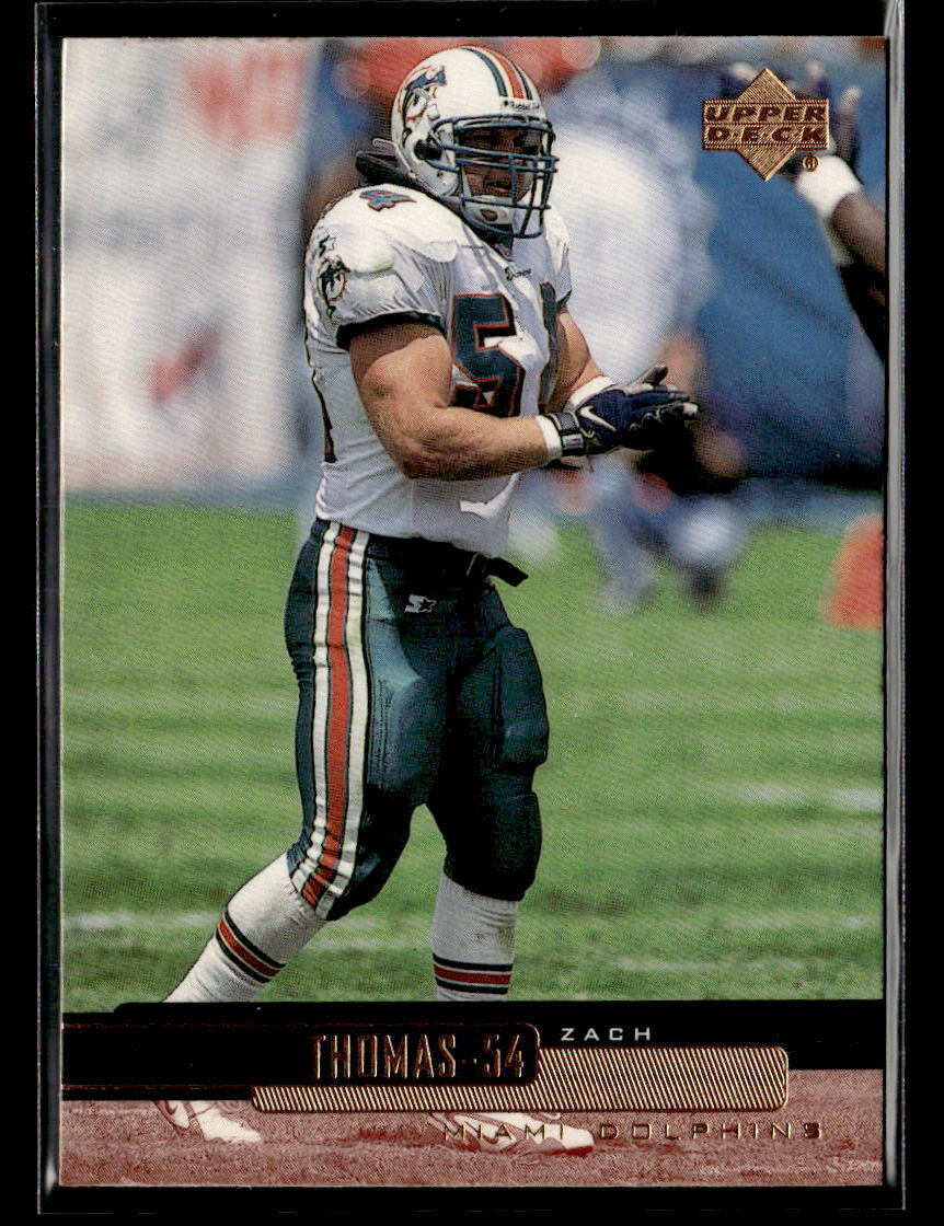 Zach Thomas 1999 Upper Deck #115 Miami Dolphins