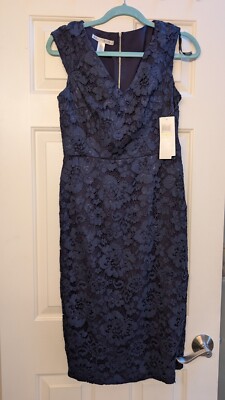 NWT Maggy London Womens Navy Blue Lace Cocktail Party Wedding Guest Dress Sz 4 | eBay NWT Maggy London Womens Navy Blue Lace Cocktail Party Wedding Guest Dress Sz 4 | eBay