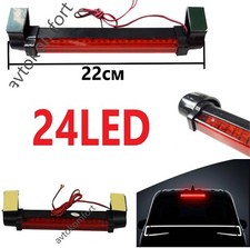 22 cm Universale 24 LED Auto Terza 3° Luce Freno Alto Livello Fanale Stop Pos...