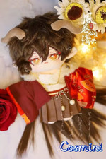 In Stock Genshin Impact Zhongli 20cm Plush Doll Pillow Dress up Toy Anime