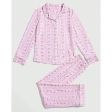SIZE MEDIUM PINK Pj Set FANCY Coquette Cottagecore Pajama Set PJ LOVE Gift