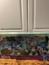 Disney Lilo  Stitch Plush Collector Set 5 Pcs 2021 Hawaiian Surfing Tiki NEW