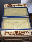 Vintage “just Born” Chocolate/candy Over The Counter Display Case