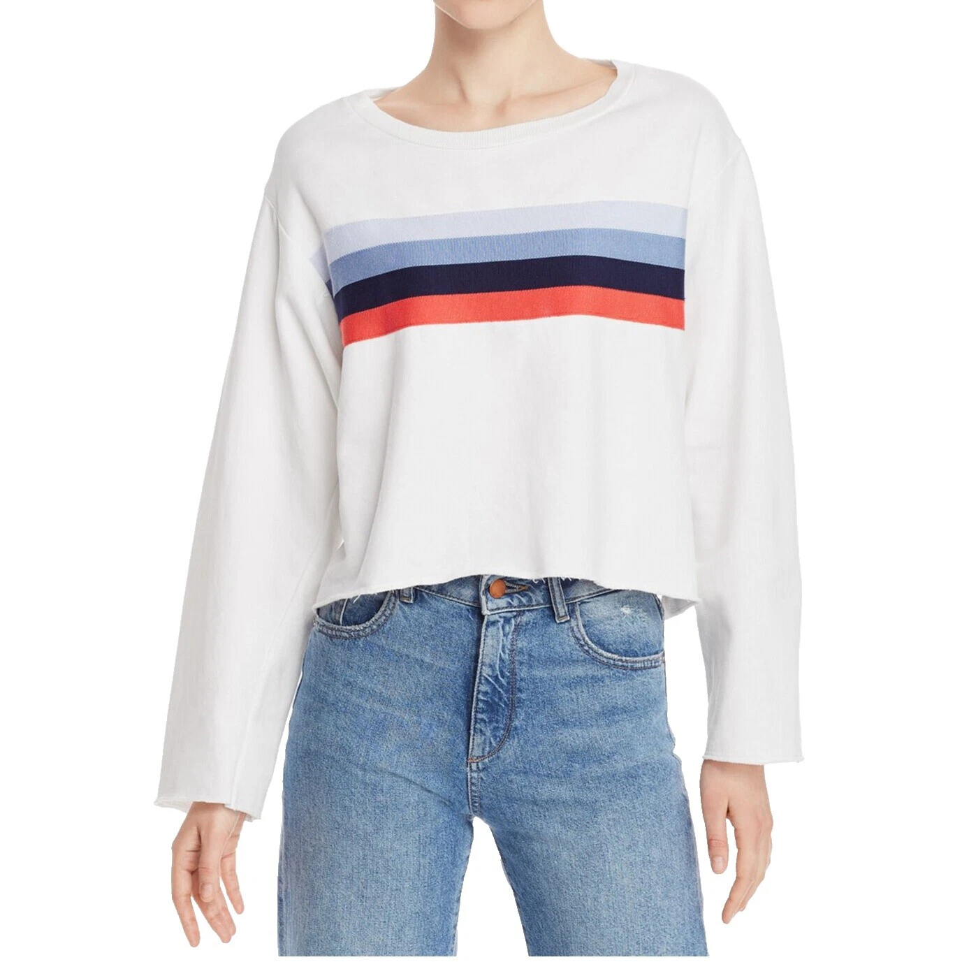 Sundry White Regular Hoodies & Sweatshirts for Women