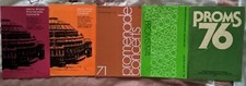 5 x Henry Wood PROMS concert programmes 1966-1976