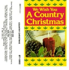 WE WISH YOU A COUNTRY CHRISTMAS Cassette Various " CBS Usa 1981'