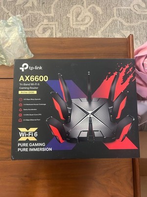 TP-LINK Archer GX90 Tri-Band Gaming WiFi 6 Router (AX6600)