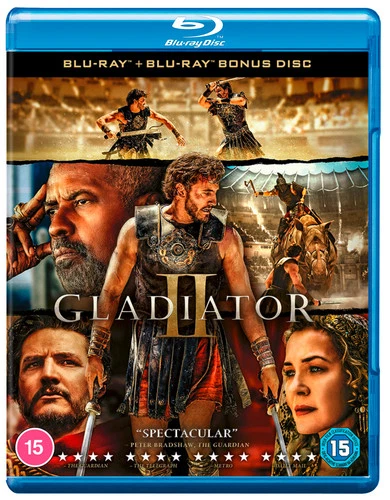 Gladiator II BLU-RAY (2025) Pedro Pascal, Scott (DIR) cert 15 2 discs ***NEW***