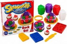 Skwooshi Back Set Magische Soft-Knete 4 Farbe...