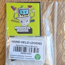 Game Boy Backlight and bivert Mod Kit yellow/green for DMG Pocket