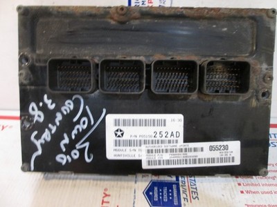   2010 T&C TOWN & COUNTRY ECM ENGINE CONTROL MODULE COMPUTER PCM ECU POWER 3.8L