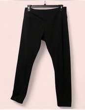 Black mid-waisted leggings Size 1XL