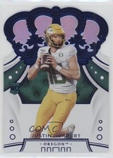 2020 Panini Chronicles Draft Picks Crown Royale Mirror Blue Justin Herbert 00jz
