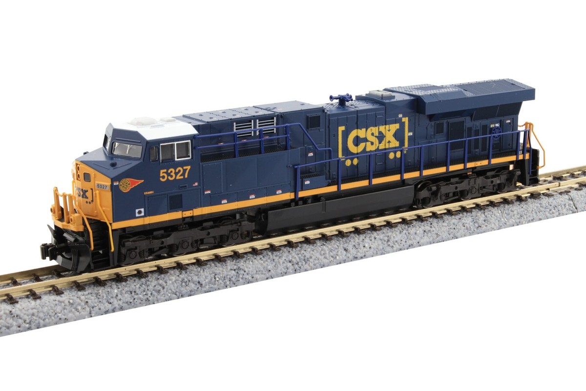 Kato N 176-8962-S Sound DCC CSX #5327 GE ES40DC Diesel Locomotive