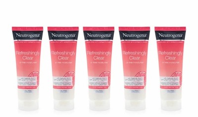 Neutrogena Refreshingly Clear Oil-Free Moisturizer 50ml (5 Pack)