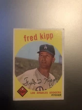 1959 Topps - Fred Kipp #258 white back (RC)