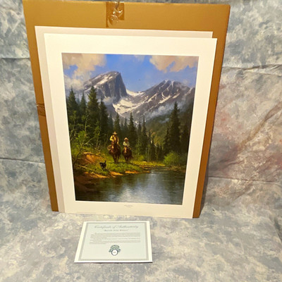 G. Harvey  Beside Still Waters  Signed Numbered Limited Ed Print, Unframed