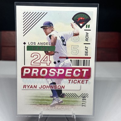 Ryan Johnson  /99 - 2024 Panini Prospect Edition Prospect Ticket Auto #110